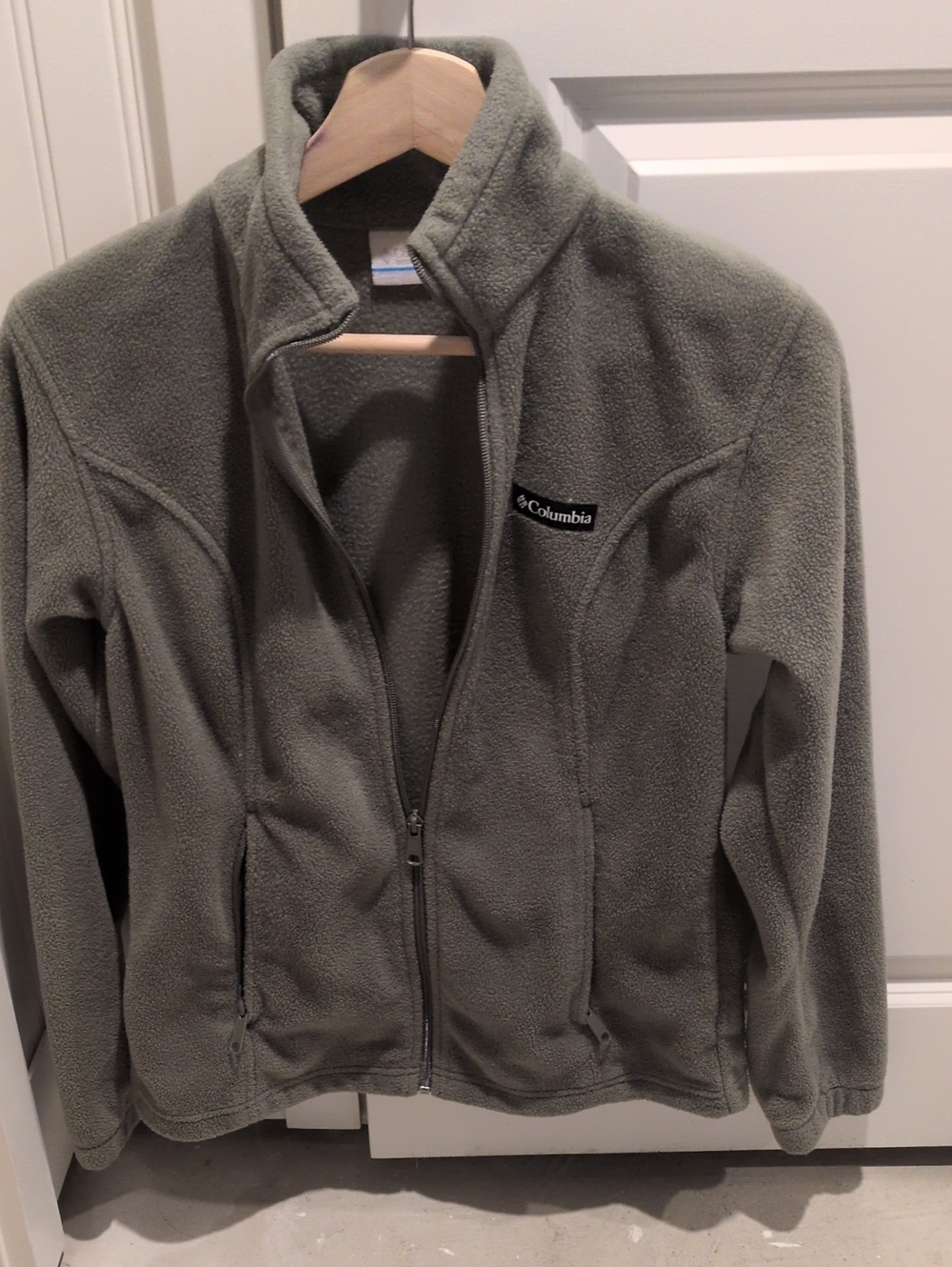 Columbia Women's Xs Olive Green Full-Zip Fleece Jacket